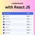 Learn How to create a leaderboard with React JS blog and tutorial